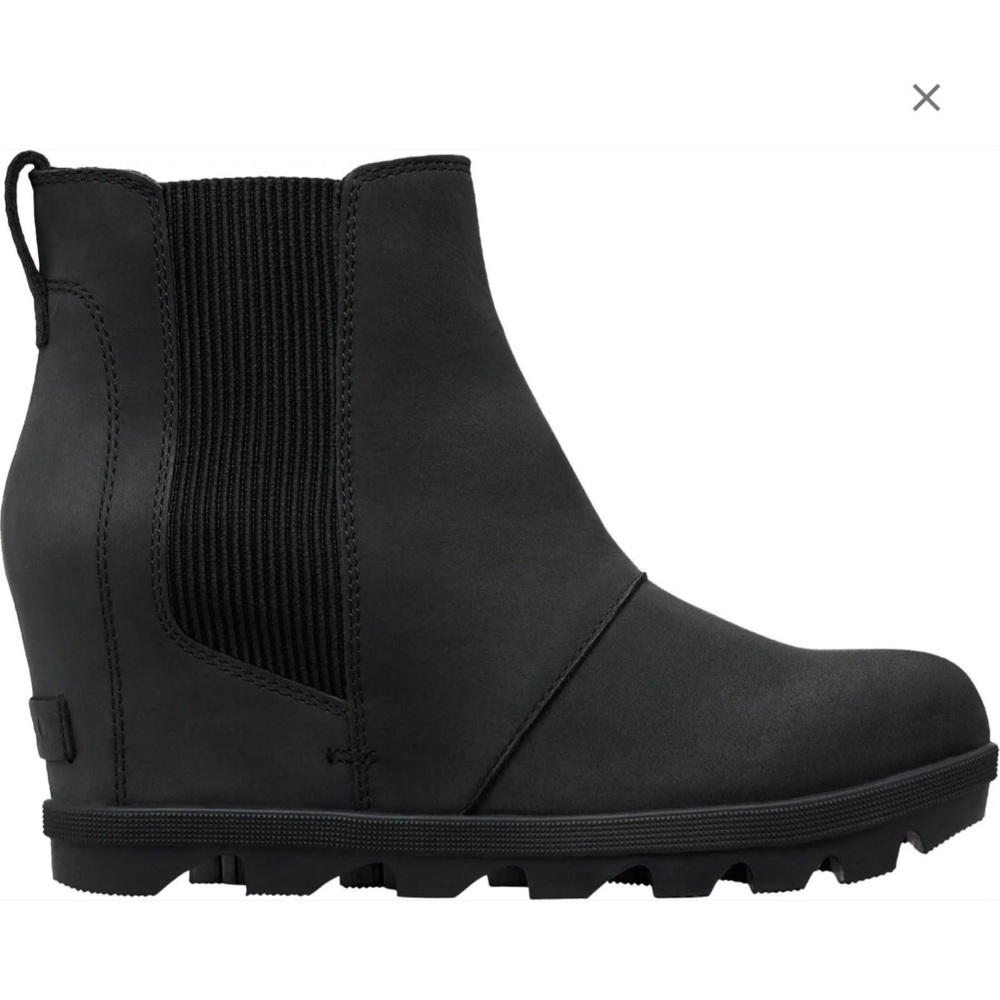 Sorel Black Chelsea Lug Ankle Boot